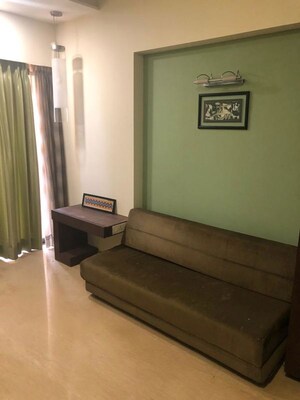Living Room in 3 BHK Apartment at Marathon Nextzen Era, Lower Parel – for Rent