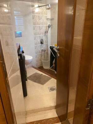 Bathroom in 3 BHK Apartment at Marathon Nextzen Era, Lower Parel – for Rent