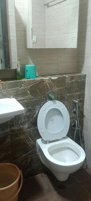 Bathroom in 2 BHK Apartment at Sethia Green View, Goregaon West – for Sale