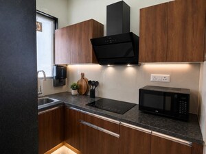 Kitchen in 1 BHK Builder Floor at Sector 38 – for Rent