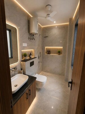 Kitchen in 1 BHK Builder Floor at Sector 38 – for Rent