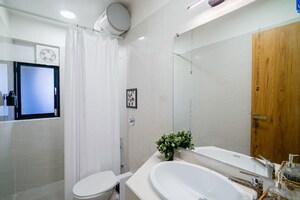 Bathroom in 3 BHK Apartment at Hiranandani Gardens Lake Castle, Powai – for Sale