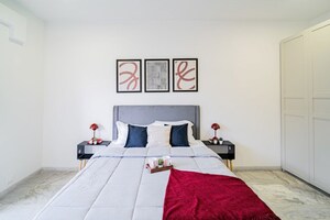 Bedroom in 3 BHK Apartment at Hiranandani Gardens Lake Castle, Powai – for Sale