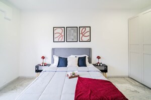 Bedroom in 3 BHK Apartment at Hiranandani Gardens Lake Castle, Powai – for Sale