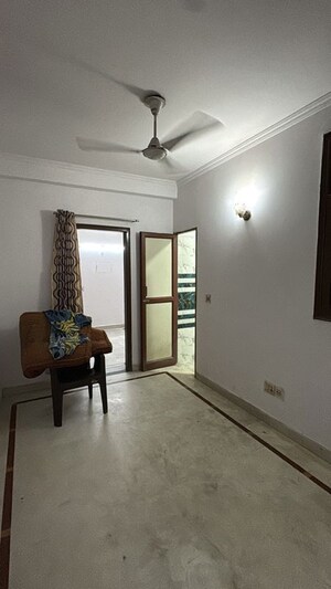 Living Room in 1 BHK Builder Floor at Khirki Extension – for Rent