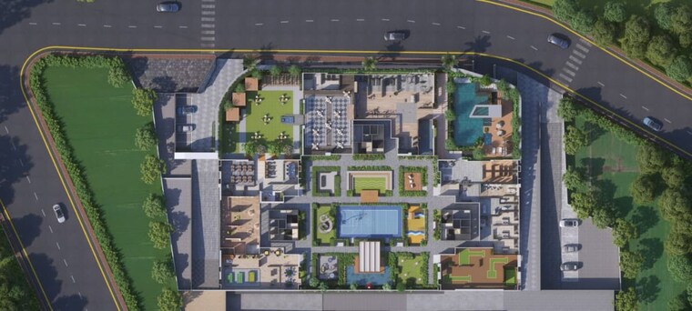 Master Plan, triaa-rezo 3 Bedroom 1423 Sq.Ft. Apartment In Mohammadwadi Pune 10601819