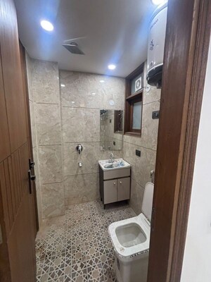 Bathroom in 2 BHK Apartment at Saket – for Rent