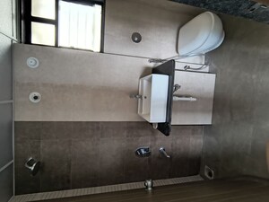 Bathroom in 2 BHK Apartment at Kohinoor Sportsville, Hinjewadi – for Rent
