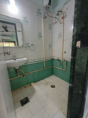 Bathroom in 2 BHK Apartment at Kores Tower, Vartak Nagar – for Rent