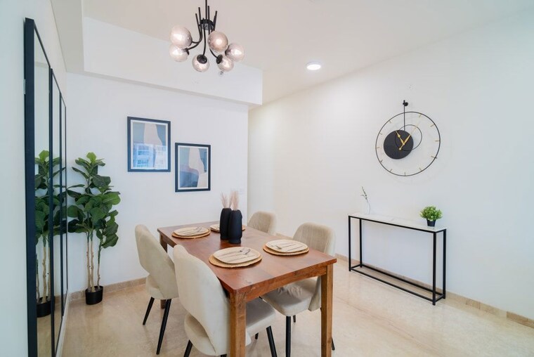 Dining area, l-t-emerald-isle 3 Bedroom 964 Sq.Ft. Apartment In Powai Mumbai 10602017