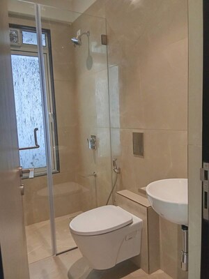 Bathroom in 3 BHK Apartment at Lashkaria Indrasukh, Andheri West – for Sale