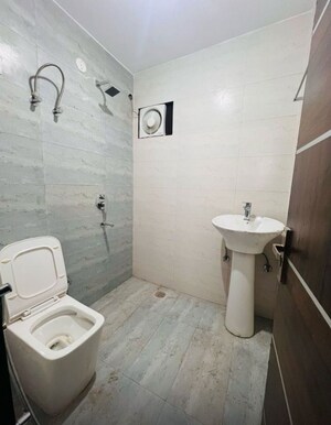 Bathroom in 2 BHK Builder Floor at Chattarpur – for Rent