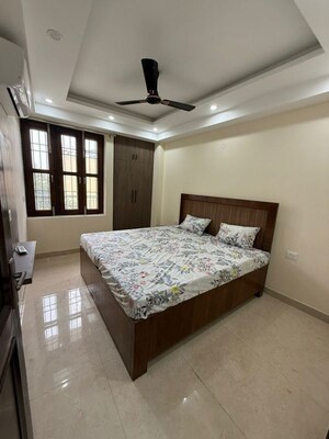 Bedroom in 2 BHK Builder Floor at Chattarpur – for Rent