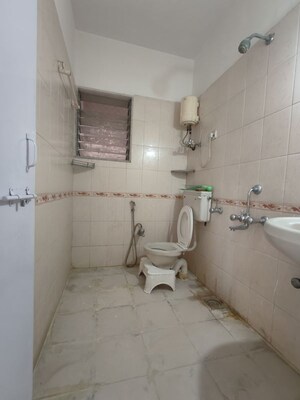 Bathroom in 2 BHK Apartment at Cosmos Paradise Complex, Thane West – for Rent