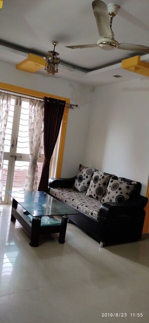 Living Room in 2 BHK Apartment at G K Rajaveer Palace, Pimple Saudagar – for Rent