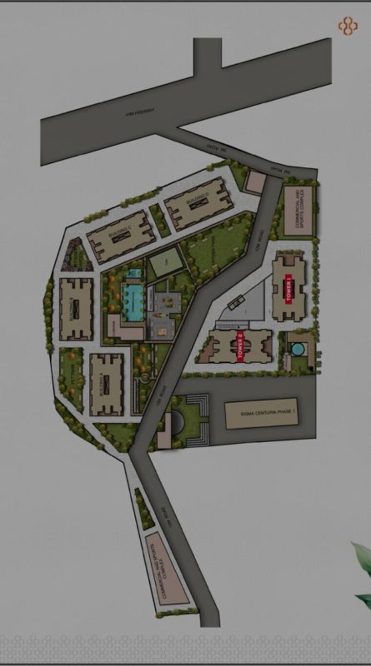 Master Plan, sigma-centuria 2 Bedroom 674 Sq.Ft. Apartment In Kale Padal Pune 10602082