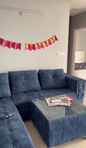 Living Room in 2 BHK Apartment at Supertech Hues, Sector 68 – for Rent