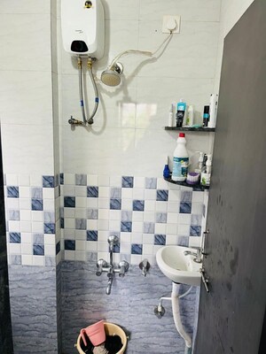 Bathroom in 1 RK Apartment at Satyam Serenity, Wadgaon Sheri – for Rent