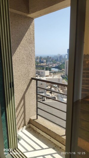 Balcony in 1 BHK Apartment at Mayfair Vishwaraja, Titwala – for Rent