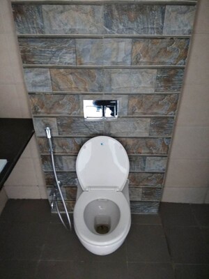 Bathroom in 3 BHK Apartment at Fortaleza CHSL, Kalyani Nagar – for Rent