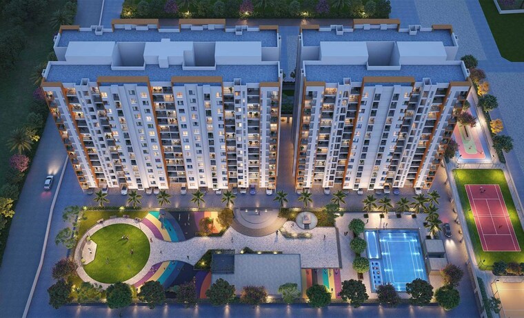 Master Plan, majestique-rhythm-county-phase-2 3 Bedroom 1208 Sq.Ft. Apartment In Handewadi Pune 10602112