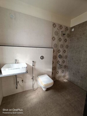 Bathroom in 3 BHK Apartment at Majestique Rhythm County Phase 2, Handewadi – for Sale