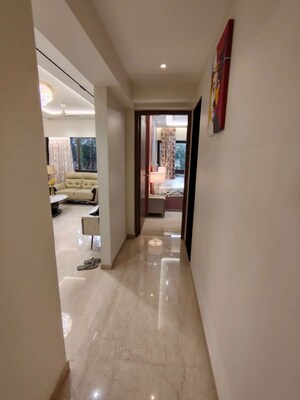 Building Lobby in 3 BHK Apartment at Amrut Meraki, Shivaji Park – for Rent