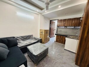 Living Room in 1 BHK Apartment at Saket – for Rent