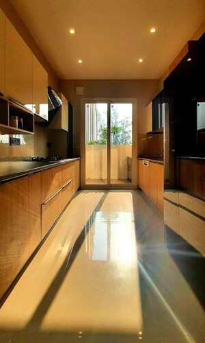 Kitchen in 3 BHK Apartment at Maya Green Lotus Utsav, International Airport Road – for Sale