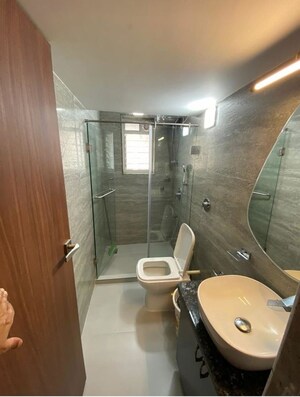 Bathroom in 2 BHK Apartment at Khar West – for Rent