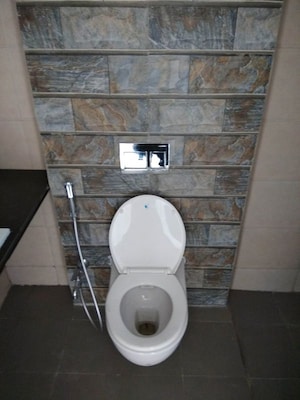 Bathroom in 3 BHK Apartment at Nyati Enchante, Wadgaon Sheri – for Rent