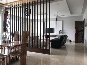 Living Room in 4 BHK Apartment at Windsor Grande Residences, Andheri West – for Rent