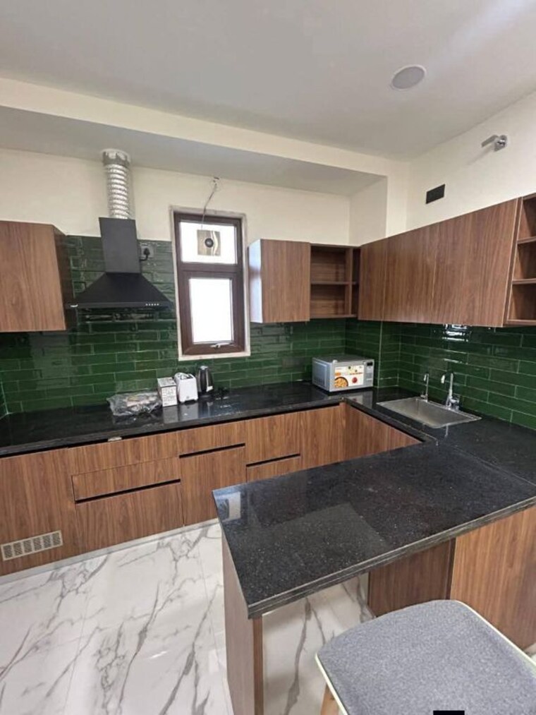 Kitchen, anamika-enclave 1 Bedroom 900 Sq.Ft. Builder Floor In Sector 14 Gurgaon 10469753