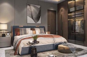 Bedroom in 4 BHK Apartment at Kumar Primeview, Hadapsar – for Sale