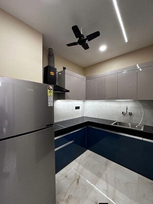 Kitchen in 1 BHK Builder Floor at Ganga Complex Gurgaon, Sector 12 – for Rent