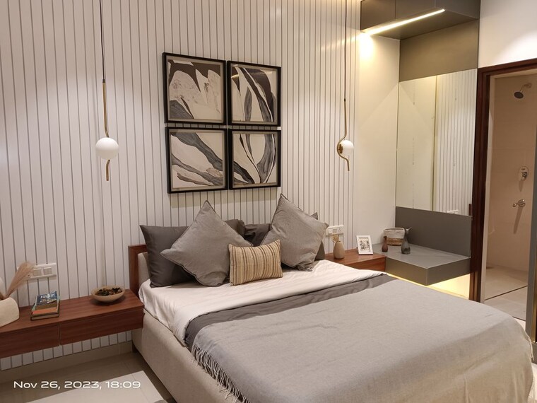 Bedroom, rajwardhan-arkaay-tower 2 Bedroom 1087 Sq.Ft. Apartment In Tathawade Pune 10602226