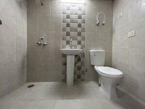 Bathroom in 3 BHK Apartment at Newtech La Palacia, Tech Zone 4 Greater Noida – for Rent
