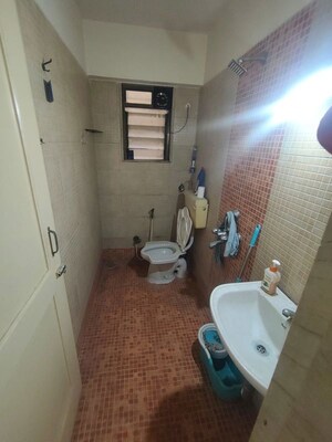 Bathroom in 2 BHK Apartment at Vijay Vilas Taurus Building 11 To 15, Ghodbunder Road – for Rent