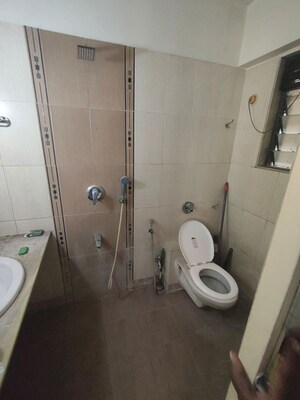 Bathroom in 2 BHK Apartment at Vijay Vilas Taurus Building 11 To 15, Ghodbunder Road – for Rent