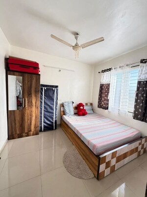Bedroom in 1 BHK Apartment at Gurukul Complex Kharadi, Kharadi – for Rent