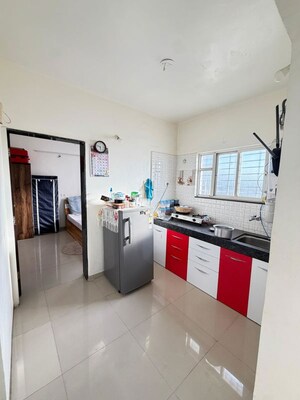 Kitchen in 1 BHK Apartment at Gurukul Complex Kharadi, Kharadi – for Rent
