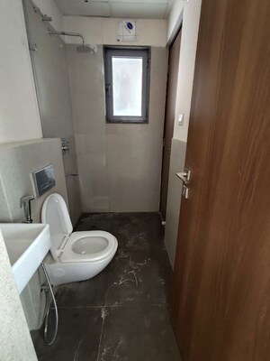 Bathroom in 1 BHK Apartment at Piramal Vaikunth, Balkum Pada – for Rent