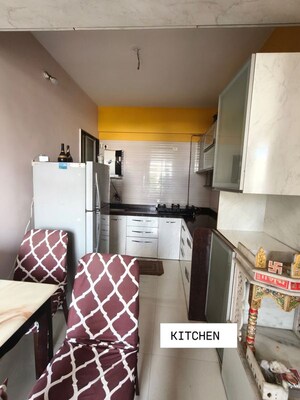 Kitchen in 2 BHK Apartment at Nirman Altius, Kharadi – for Rent