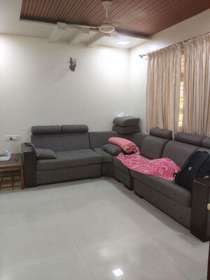Living Room in 3 BHK Apartment at Celebria Apartment, Hadapsar – for Rent