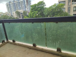 Balcony in 1 BHK Apartment at Konark Splendour, Kalyani Nagar – for Rent