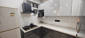 Kitchen in 3 BHK Builder Floor at South City 2 – for Sale