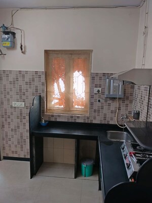 Kitchen in 1 BHK Apartment at Vrindavan CHS Thane West, Vrindavan Society – for Rent