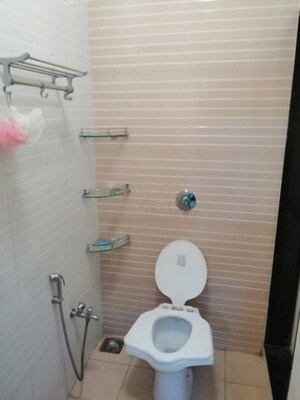 Bathroom in 2 BHK Apartment at Hyde Park CHS, Kharghar – for Rent