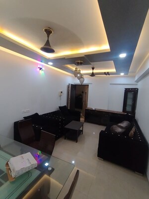 Living Room in 2.5 BHK Apartment at Shree Satya Shankar Residency, Manpada – for Rent