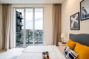 Bedroom in 3 BHK Apartment at Forum Serendipity, Bandra Kurla Complex – for Sale